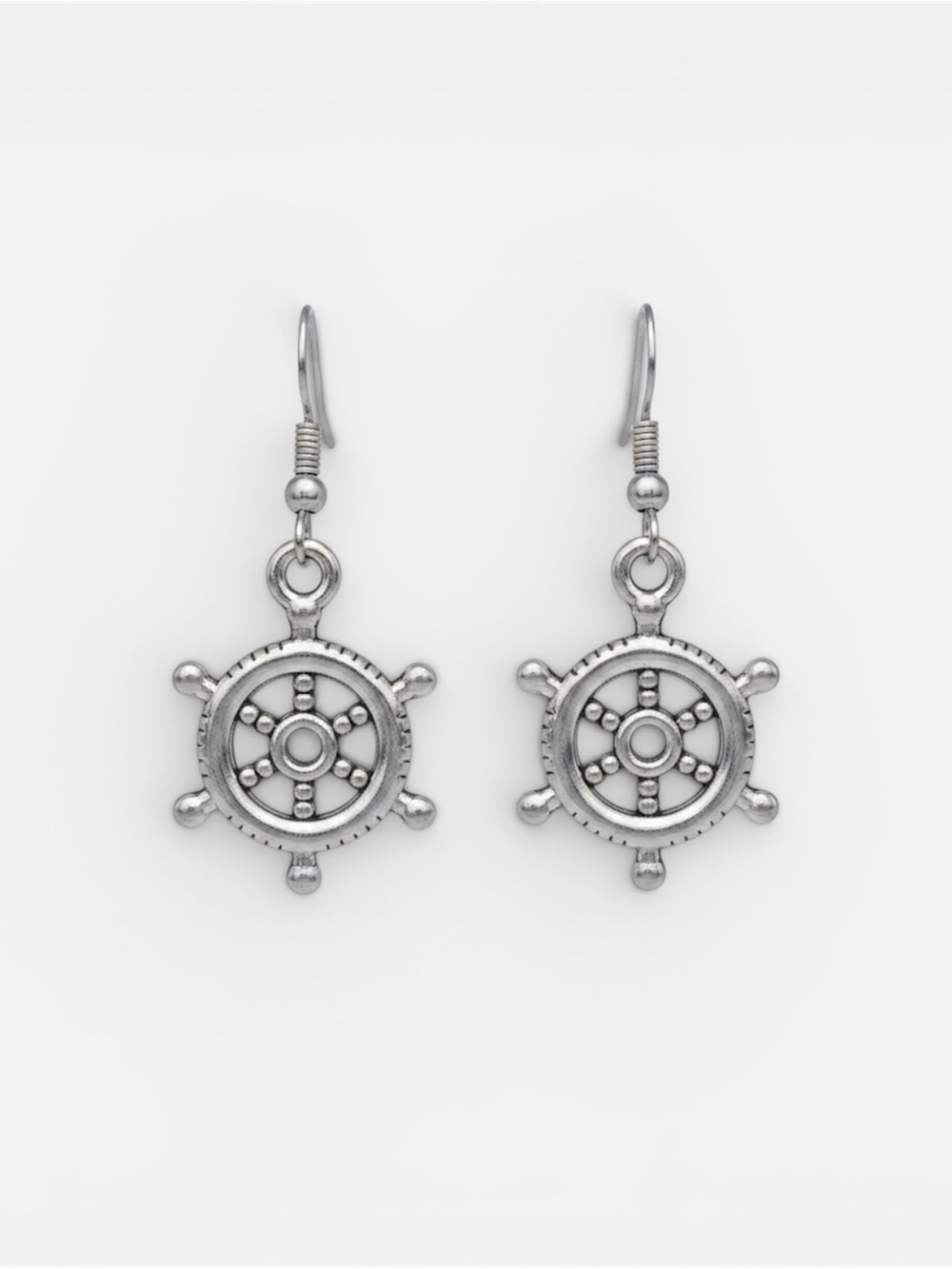 Ellie Mae Nautical Wheel Earrings
